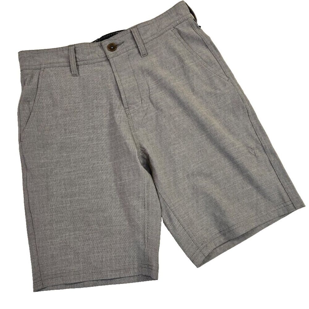 VISSLA Fin Rope Hybrid 19.5in Walkshort Mens Size‎ 28 Light Graphite Gray Shorts
